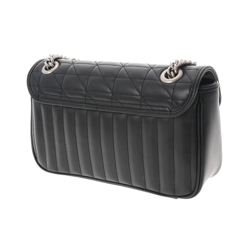 グッチキルティング スモール バッグ 43061 黒 シルバー金具