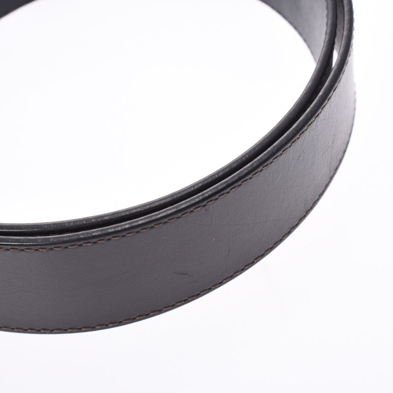 ルイヴィトンサンチュール イニシアル サイズ95cm ブラウン シルバー