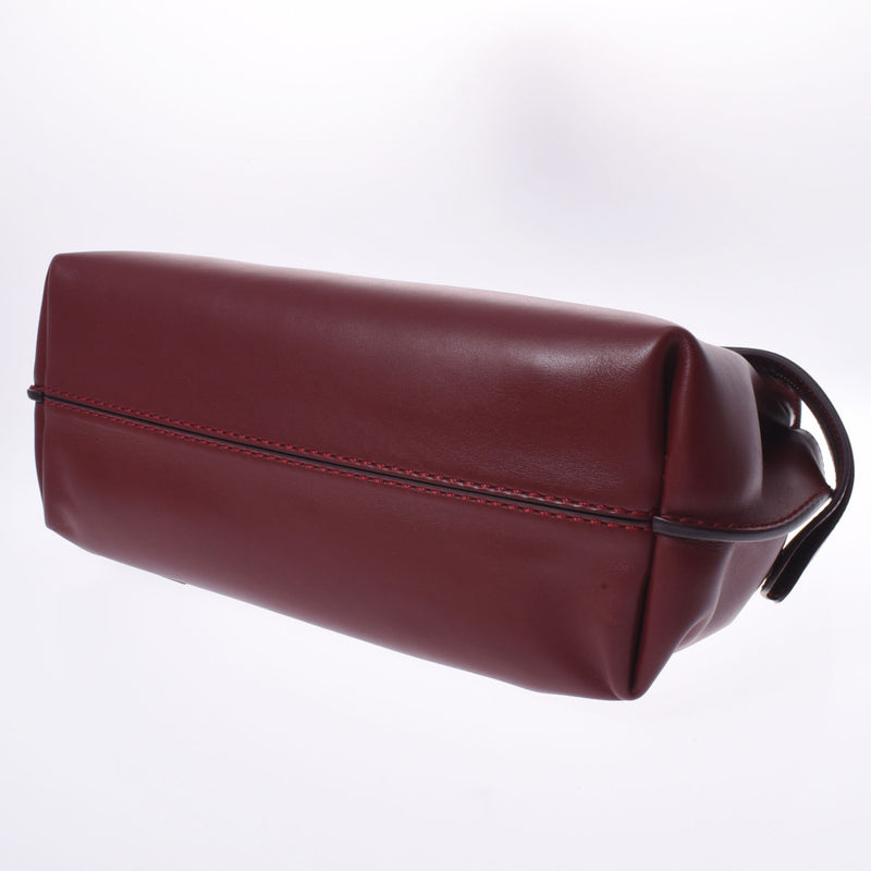 トッズウェーブバッグ 2WAY ボルドー ゴールド金具 レディース カーフ