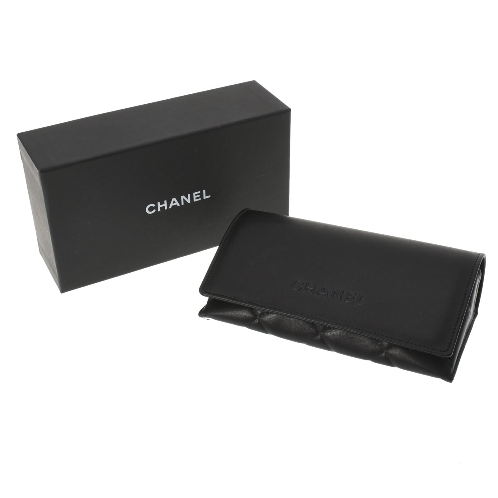 シャネルサイドロゴ 黒 ユニセックス サングラス 5408-A CHANEL 中古