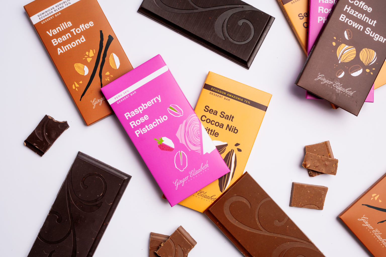 Coffee Hazelnut Brown Sugar Dessert Bar – Ginger Elizabeth Chocolates