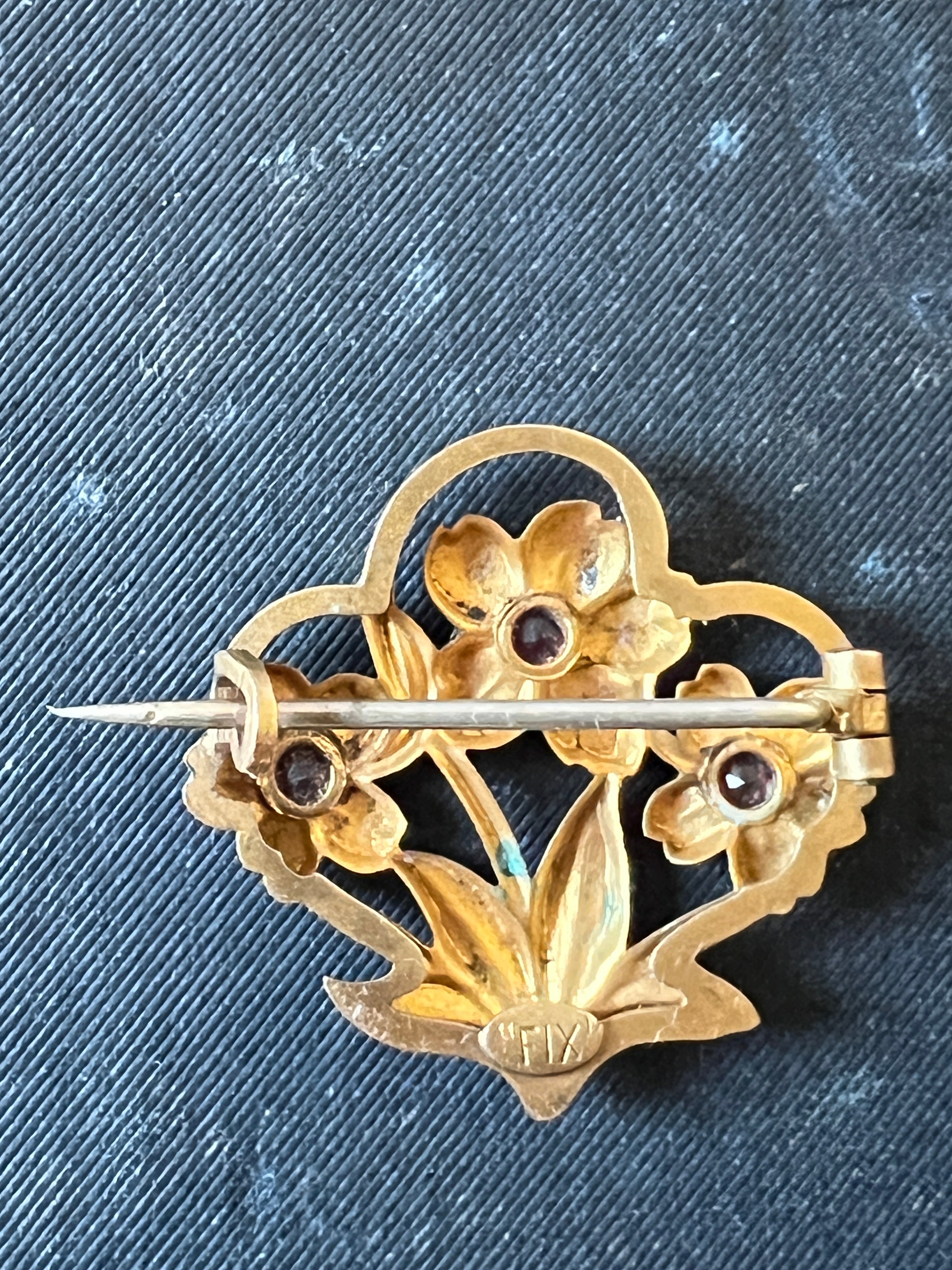 ☆アンティークブローチ(花・FIX) – France Antique 銀色アンティーク