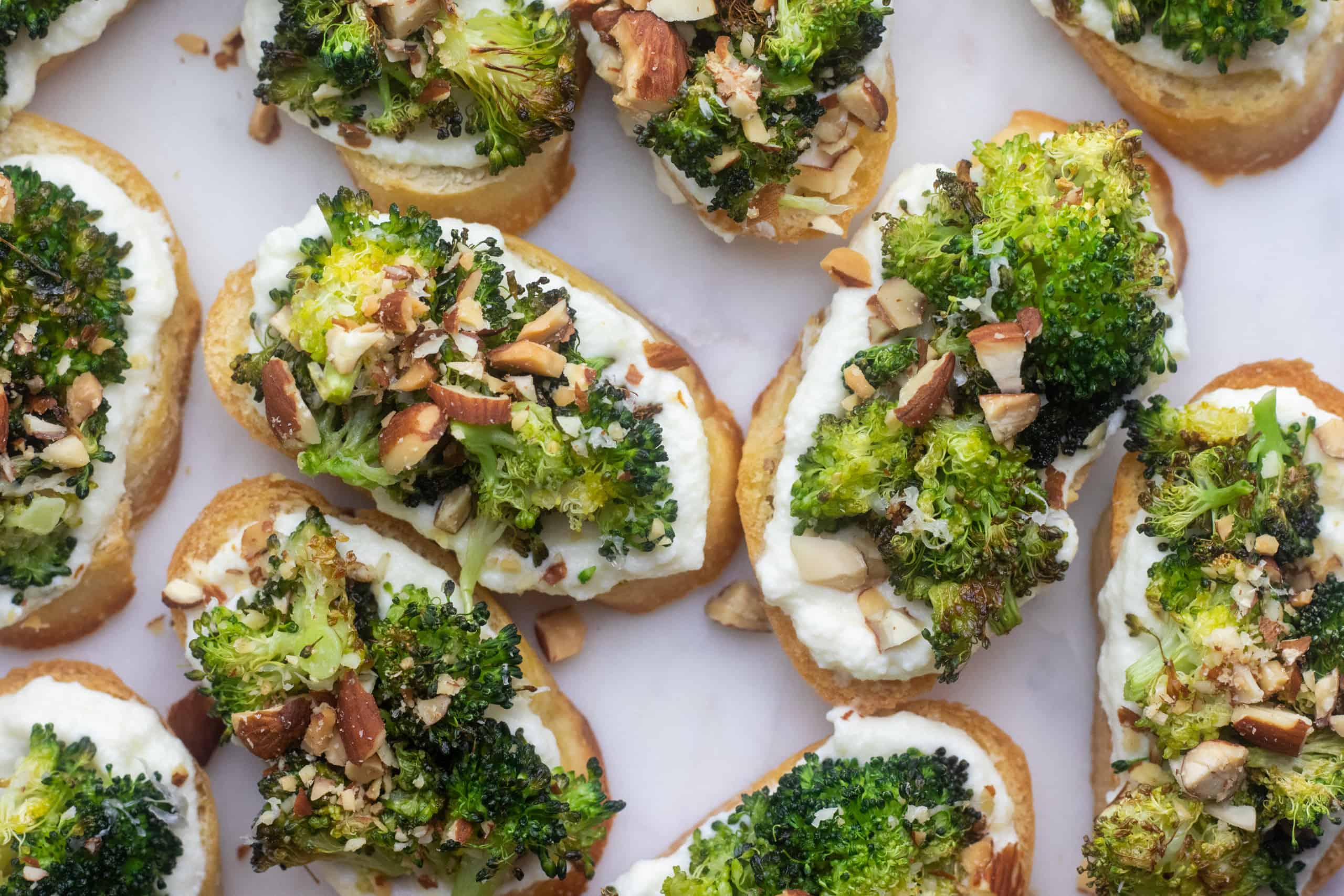 Charred Broccoli And Ricotta Crostini – Giadzy