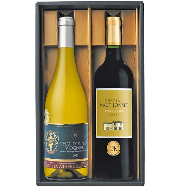 国分＞フランス金賞受賞紅白ワインセット - SEIYUドットコム ギフト館