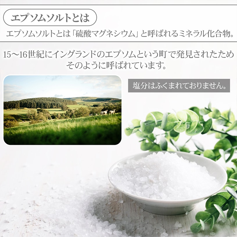 エプソムソルト（Clear Crystal Type） の販売 | 【NICHIGA（ニチガ