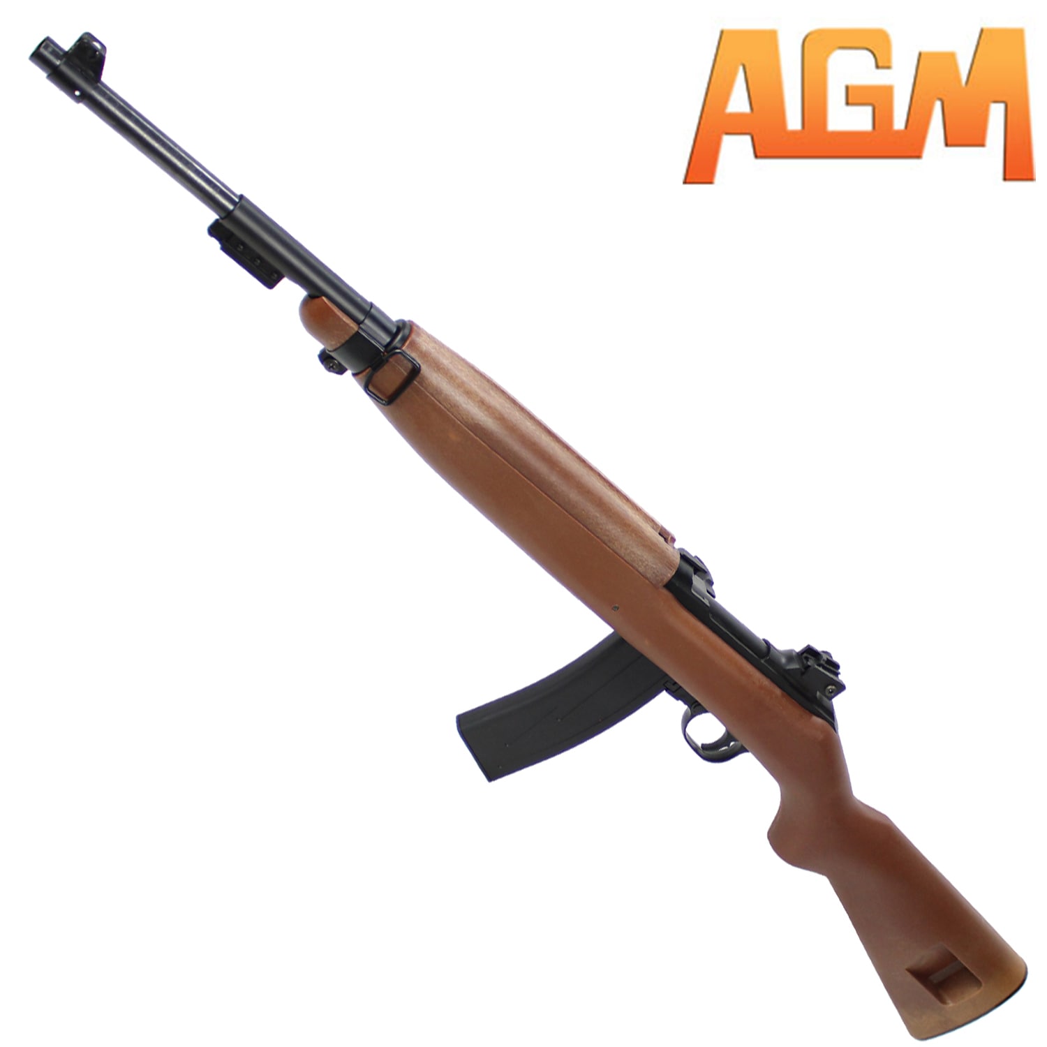 AGM M1カービン エアコッキングガン フェイクウッド 【お得5点セット】