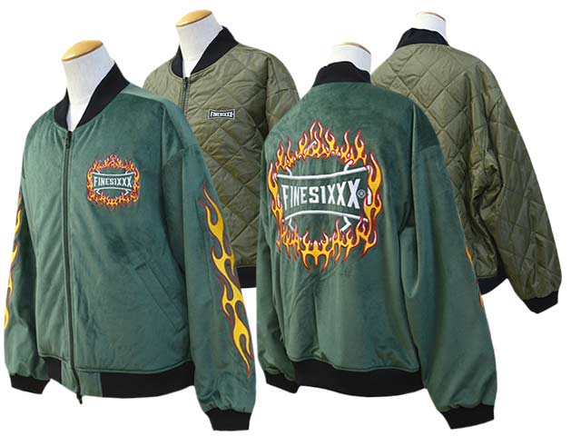 全3色【FINESIXXX/ファインシックス】2024AW「Fine Flames Reversible
