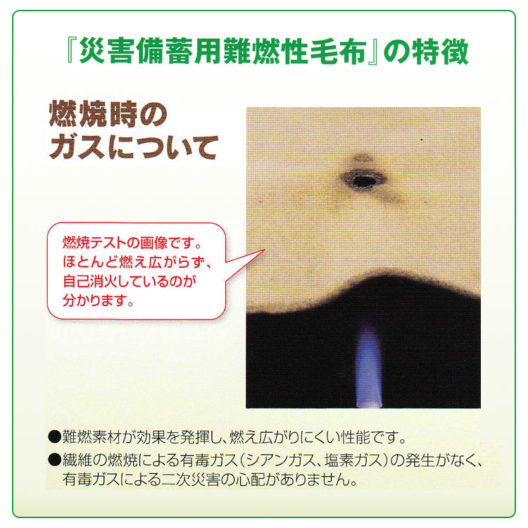 難燃ポリエステルパック毛布×10枚 ｜ あんしんの殿堂 防災館