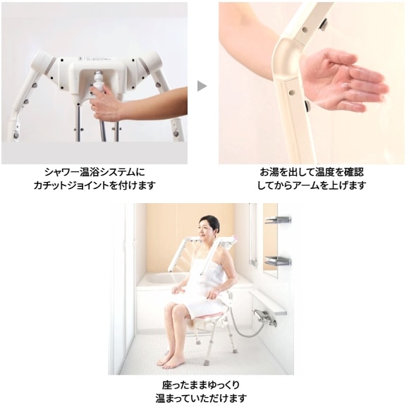 シャワー温浴システムWELLS ケープ付き 積水ホームテクノ wells