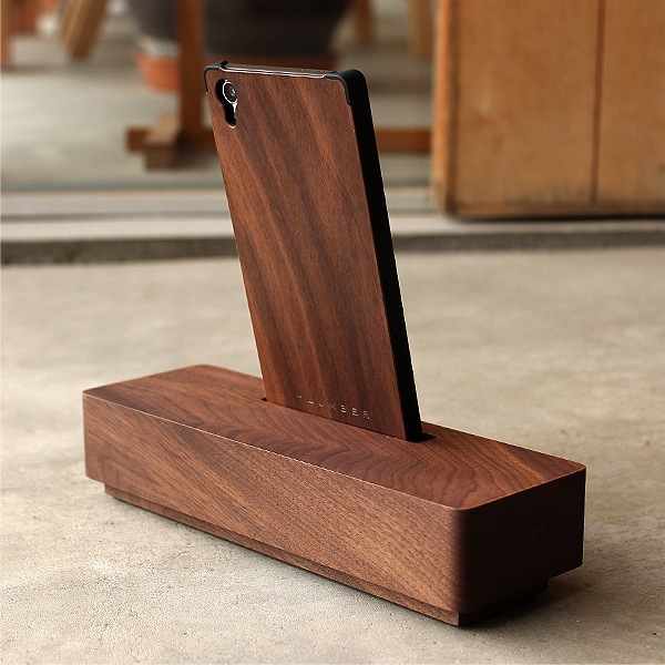 Wooden Speaker Brick」重厚感あふれるシンプルな木製スピーカー