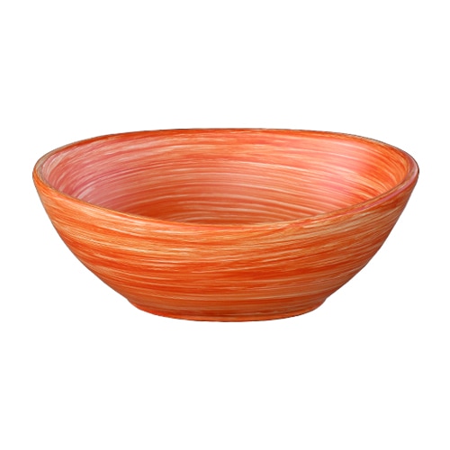 洗面ボウル 小さい おしゃれ 和風 オレンジ ピンク 置き型