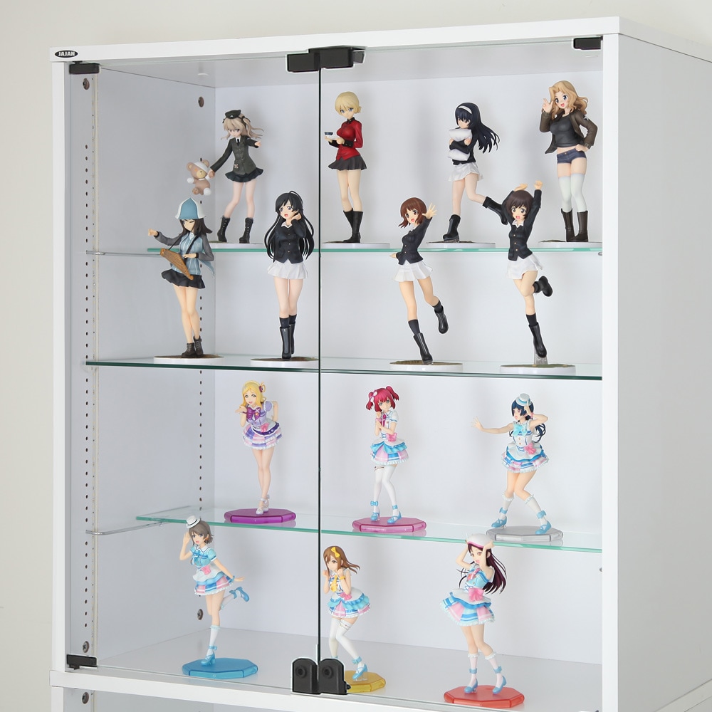 コレクションラック ユニール専用オプション】 ガラスひな壇 Sサイズ