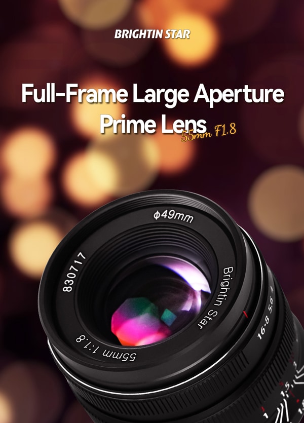 即配】(KT) Brightin Star 55mm F1.8 ソニーEマウント 交換レンズ