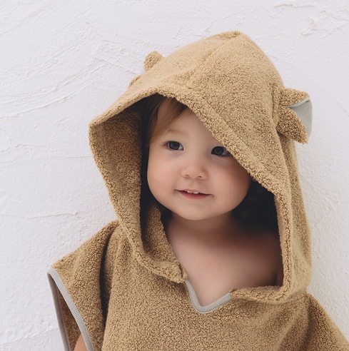 MOCO フード付ポンチョ | [mama's select] | | 今治タオルのコン