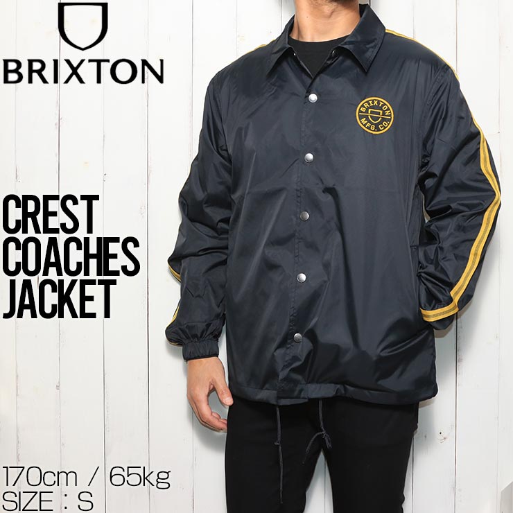 クリックポスト対応] コーチジャケット ナイロンジャケット BRIXTON