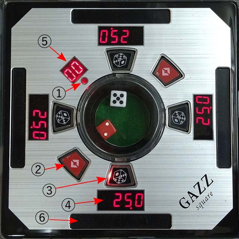 GAZZ_CFS_(R) 全自動麻雀卓 点数表示モデル ガズィCFSワインレッド