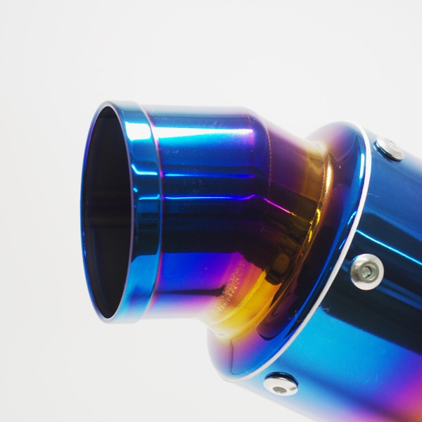 Mv97【チタングラデーション】汎用サイレンサー（サーキットスポーツ