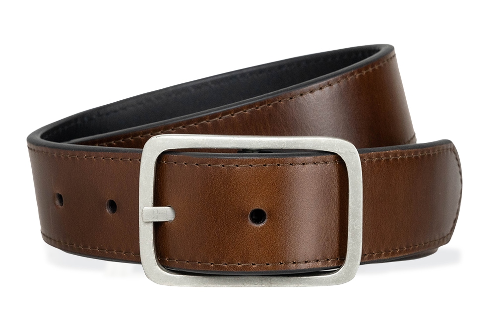 革ベルト メンズ リバーシブル MAXWELL BROWN ブラウン茶｜ 【公式