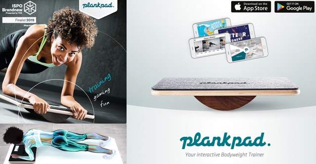 アプリを使って楽しく 家トレ 体幹を鍛えられる plankpad Pro プランク