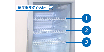 レマコム 前面ガラス冷蔵ショーケース 小型 60L RCS-60 - 業務用冷蔵庫