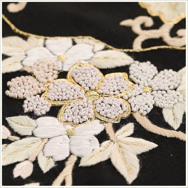 留袖レンタル｜結婚式｜手刺繍｜フルセット｜母親着物レンタル｜親族