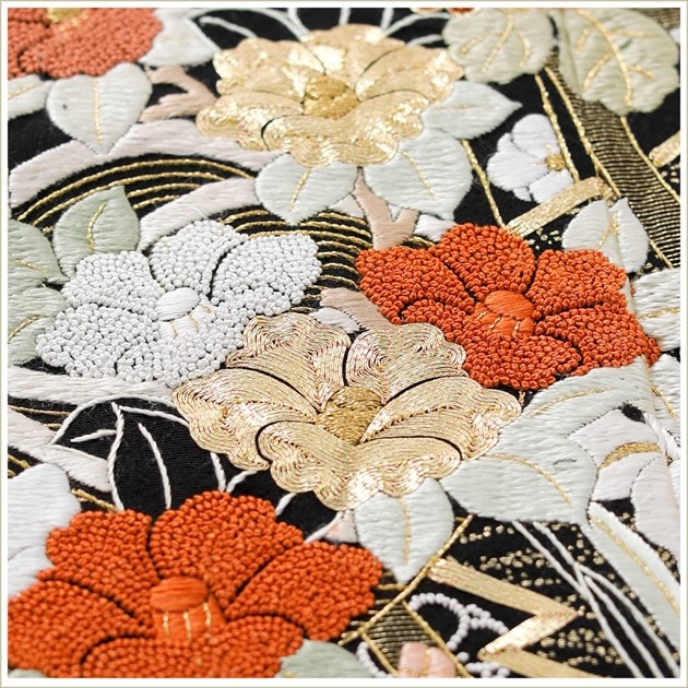 留袖レンタル｜結婚式｜手刺繍｜フルセット｜母親着物レンタル｜親族