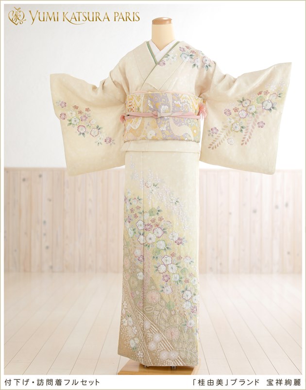 七五三 母親着物 レンタル 訪問着 正絹 小学校 卒業式 入学式 幼稚園