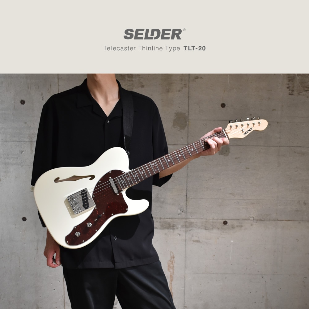 テレキャスターシンラインタイプ エレキギター SELDER TLT-20 ソフト