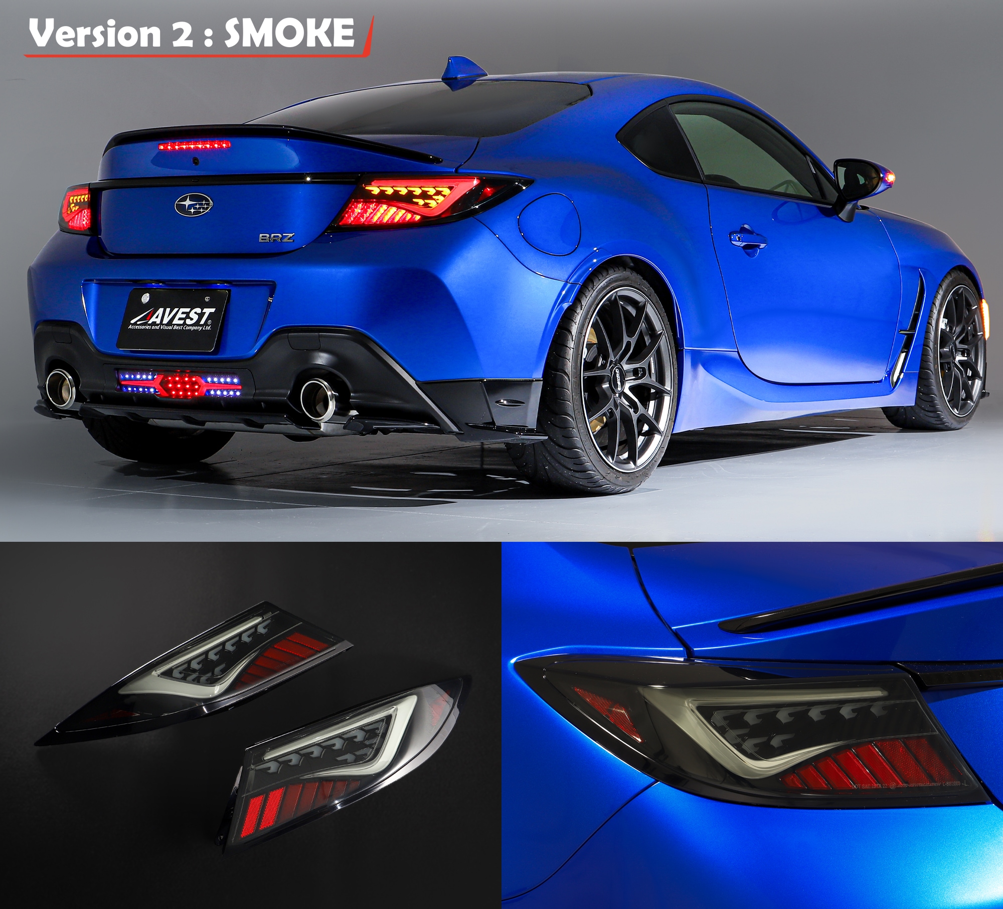 TOYOTA GR86 ZN8 SUBARU BRZ ZD8 フルLED テールランプ Ver.2