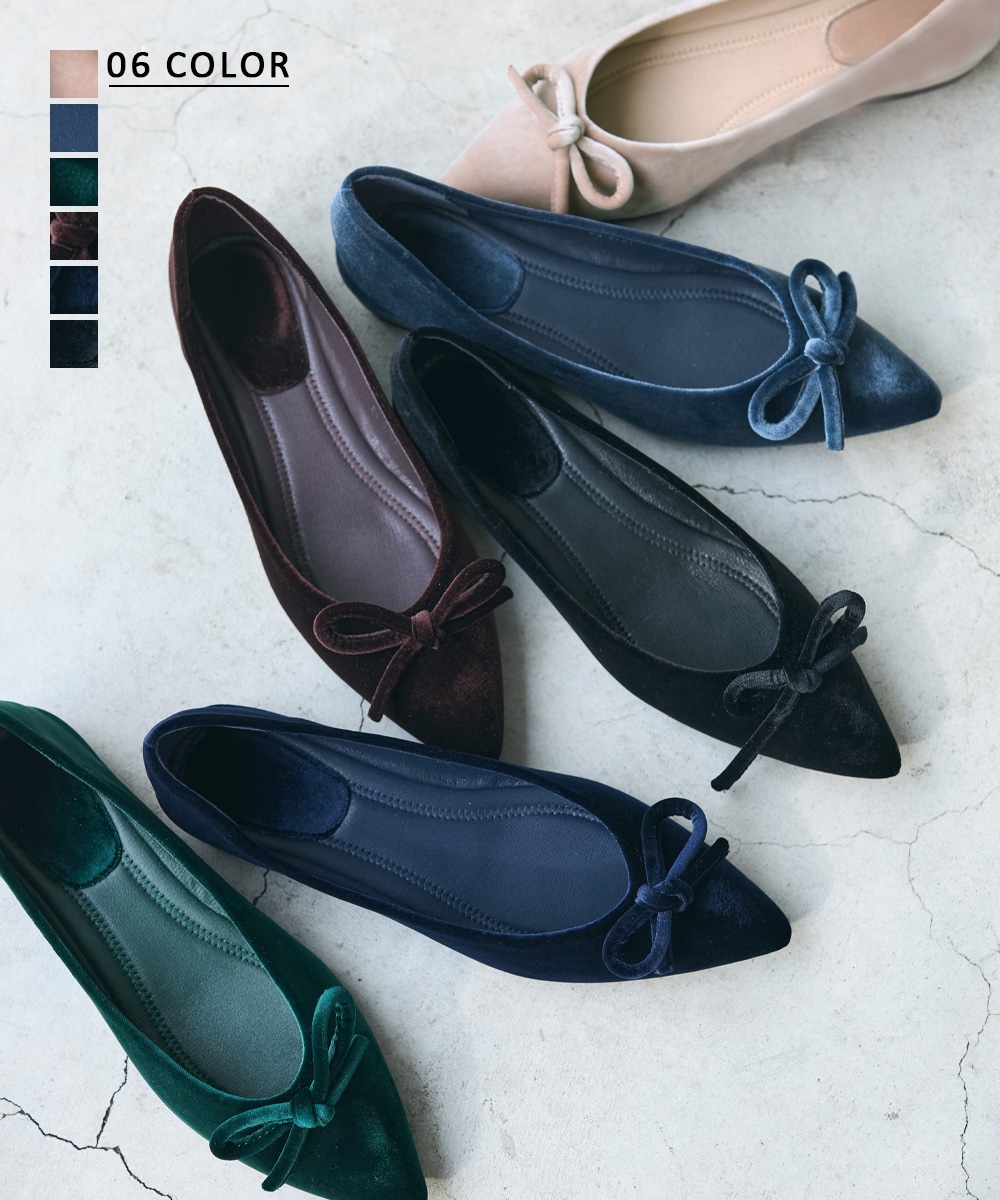 HARUKA DESIGN】ベロアリボンパンプス【宅配便】 | すべての商品