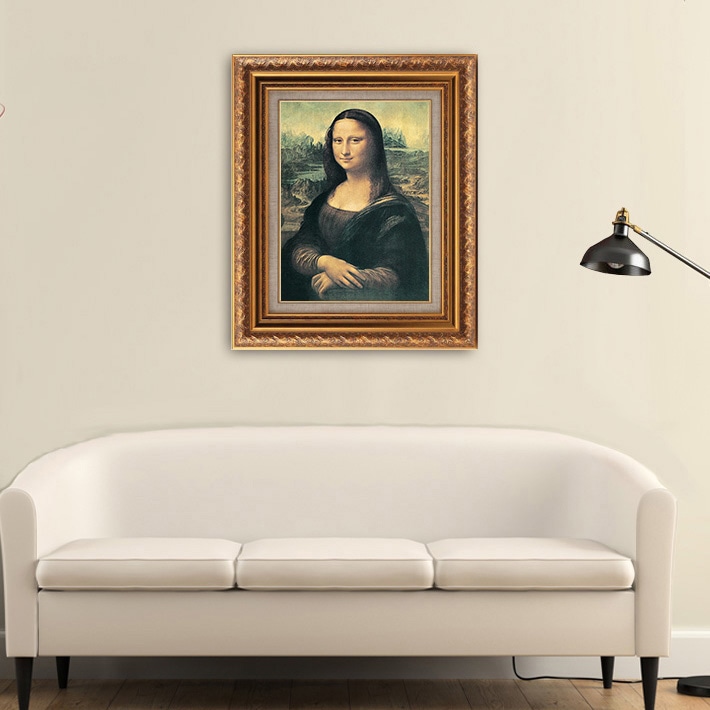 モナ・リザ 【6号】 レオナルド・ダ・ヴィンチ 【 額縁が選べる 額入り