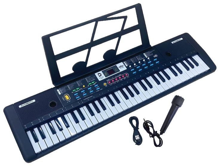 ガイド機能付き電子ピアノ 楽譜スタンド マイク付き｜ファミリー