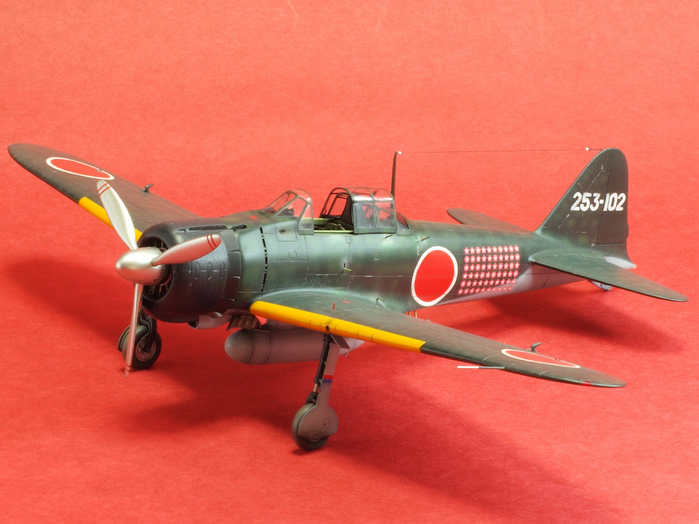 完成品 零式艦上戦闘機21型 空母 瑞鶴所属撃墜王 岩本徹三 零戦 完成品