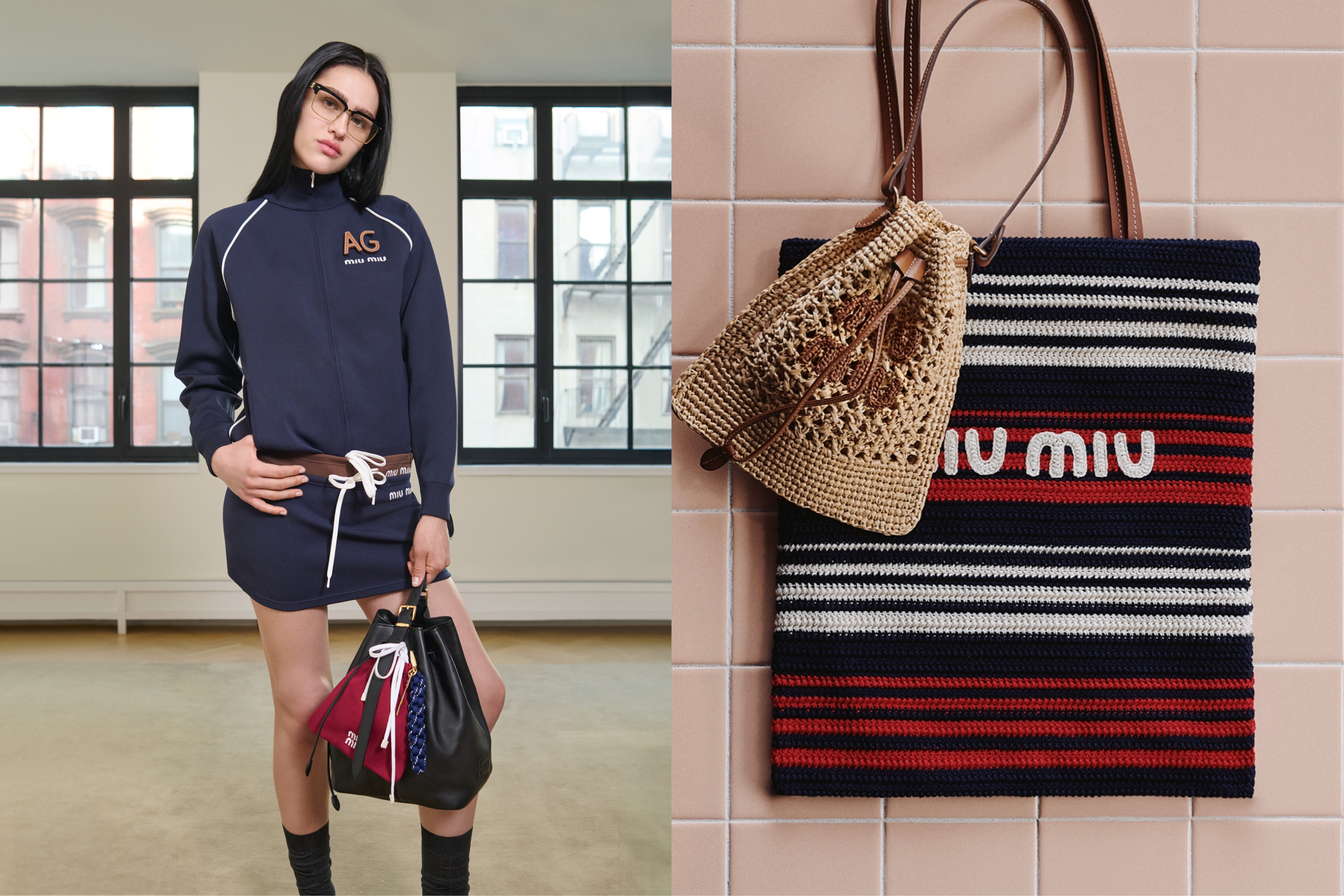 MIU MIUから夏の主役級アイテムがお目見え！ ビジュアル撮影は