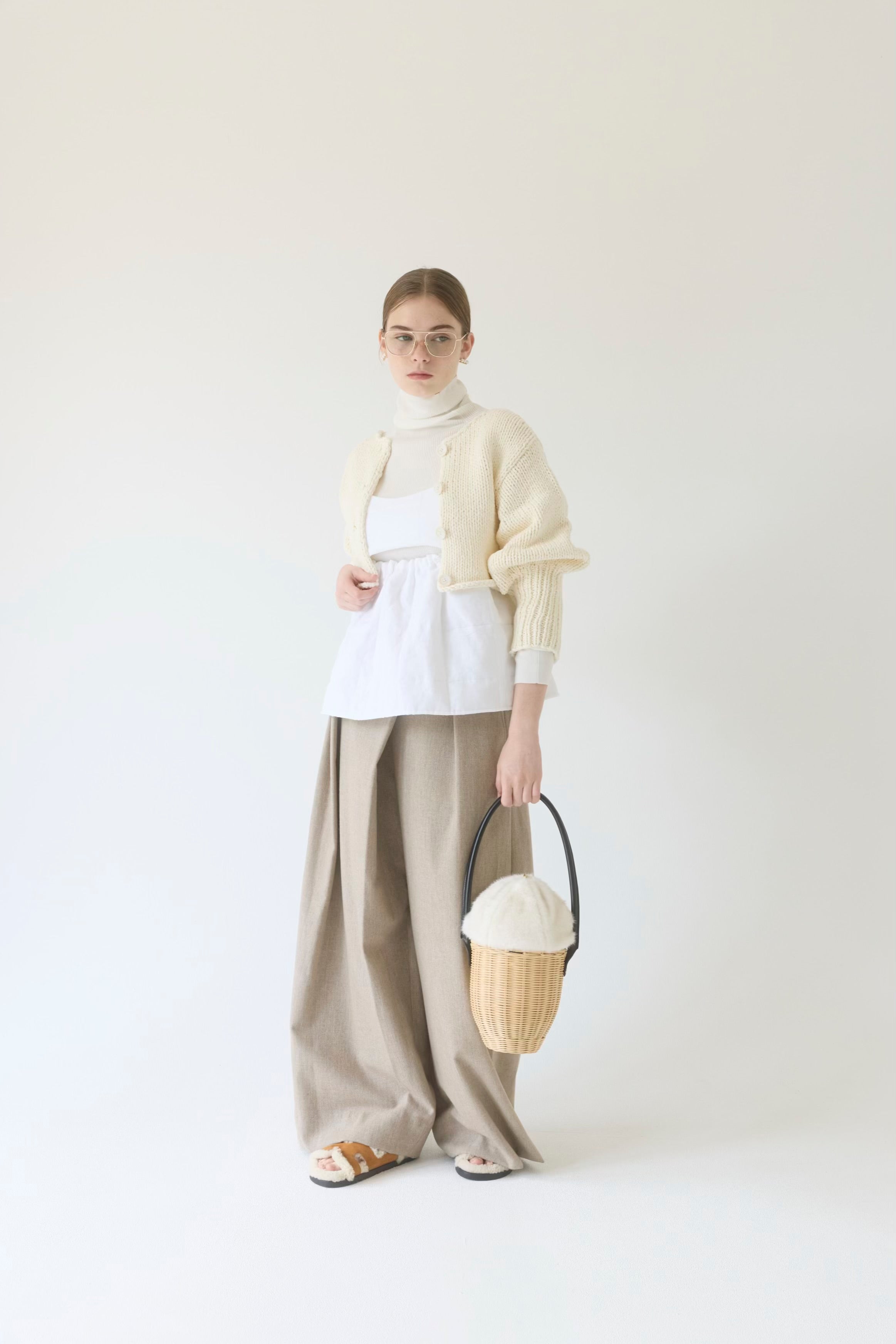 St.cecilia 2WAYコットンカーディガン – GIRLISH