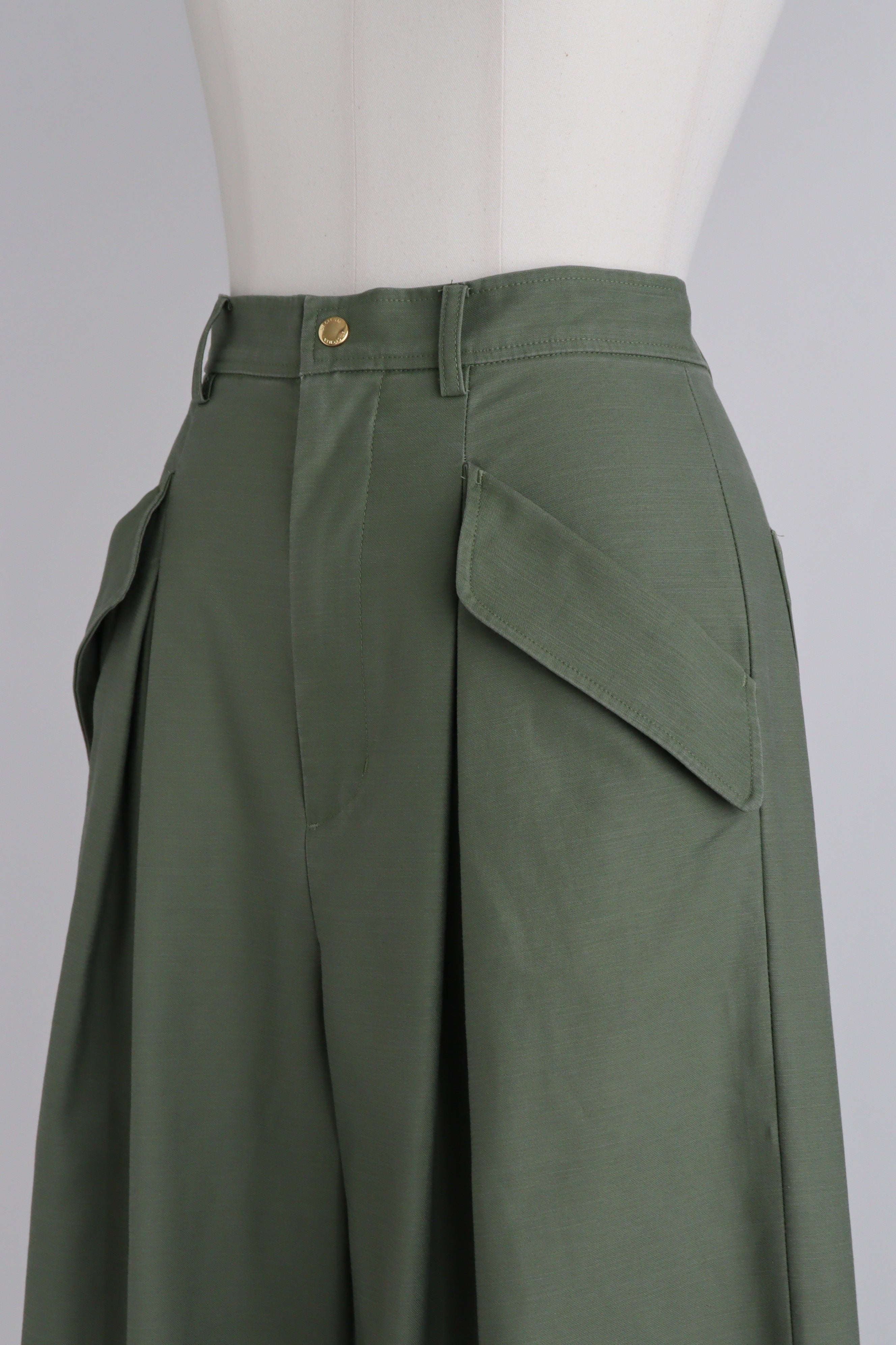 St.cecilia フラップワイドパンツⅡ – GIRLISH