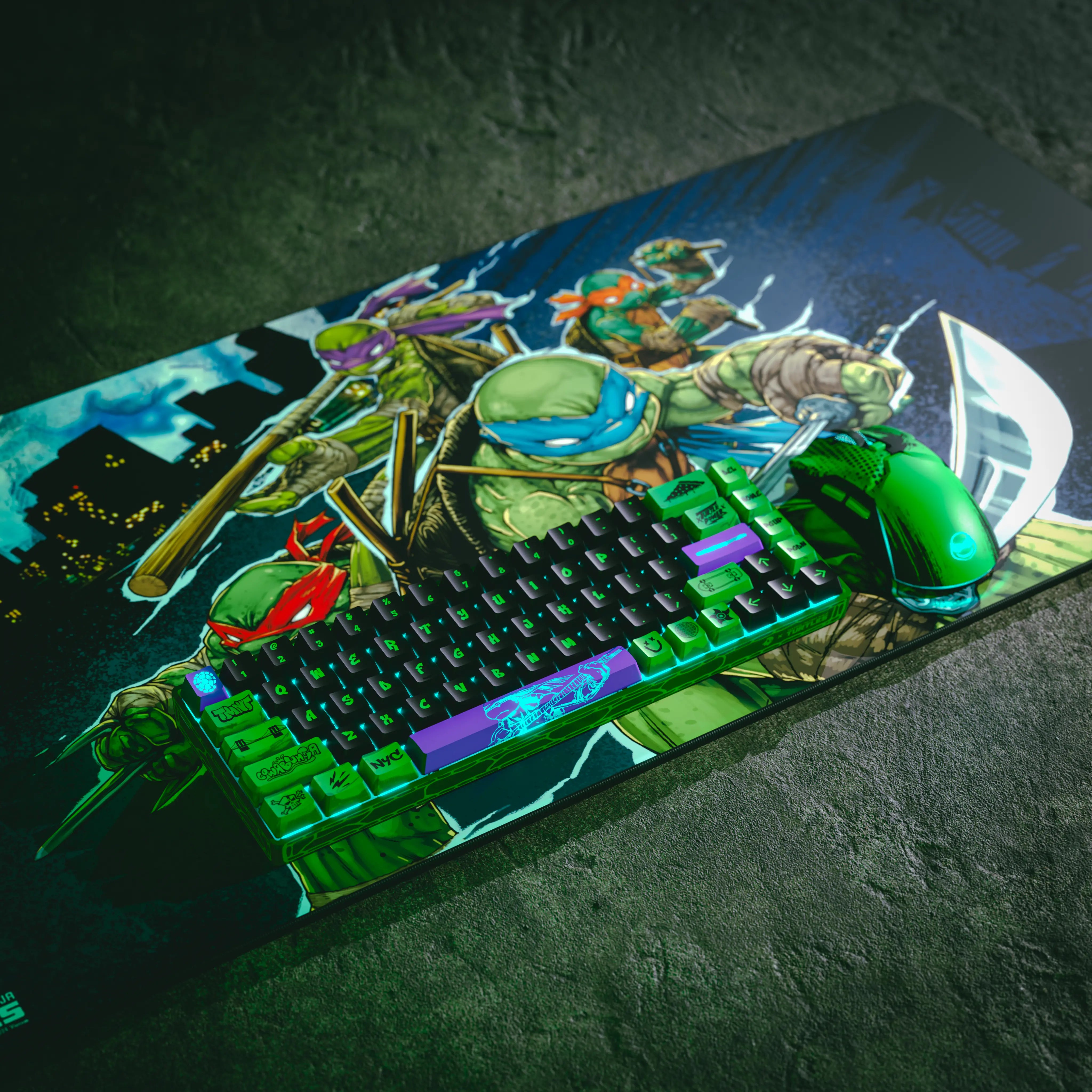 Banshee K68 Magnetic Switch Keyboard - TMNT | Ghost Keyboards