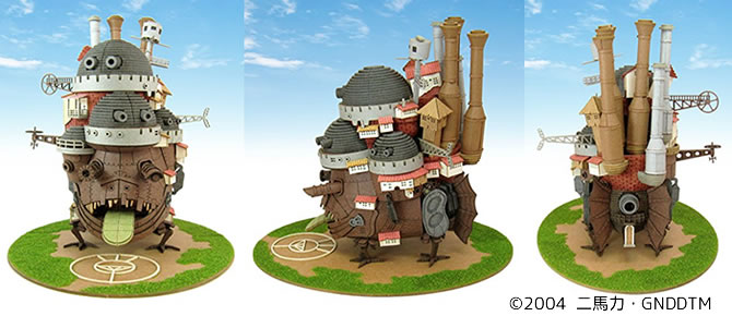ハウルの動く城』グッズから、ペーパークラフト「ハウルの城」が発売