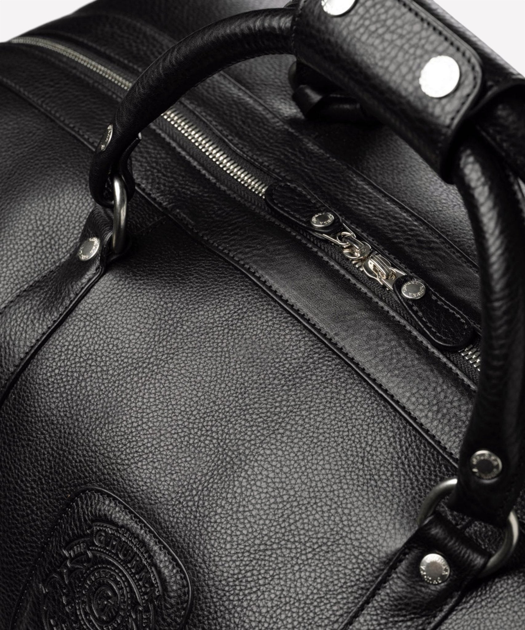Cavalier II No. 97 | Vintage Black Leather Duffel Bag | Ghurka Icon