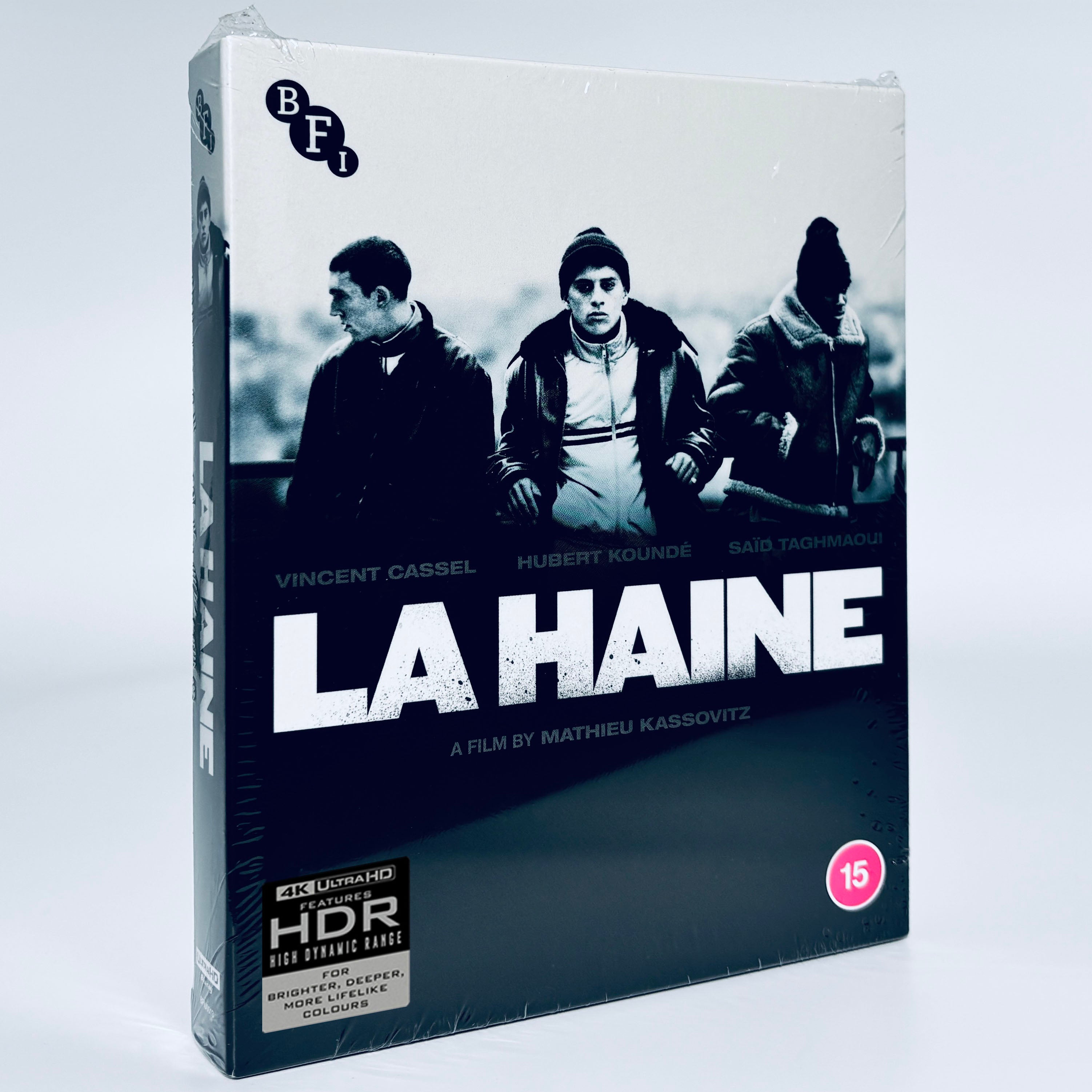 La Haine 4K Ultra HD Blu-ray BFI Mathieu Kassovitz Vincent Cassel