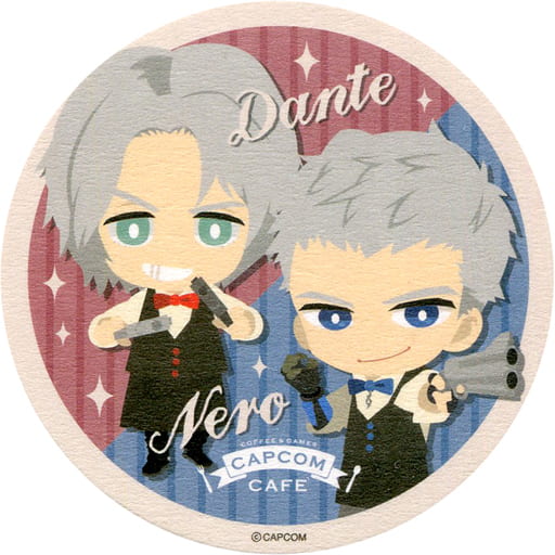 Dante & Nero - Coaster - Capcom cafe Limited - Devil May Cry