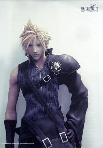 FINAL FANTASY VII AC ウォールスクロールポスター クラウド FINAL