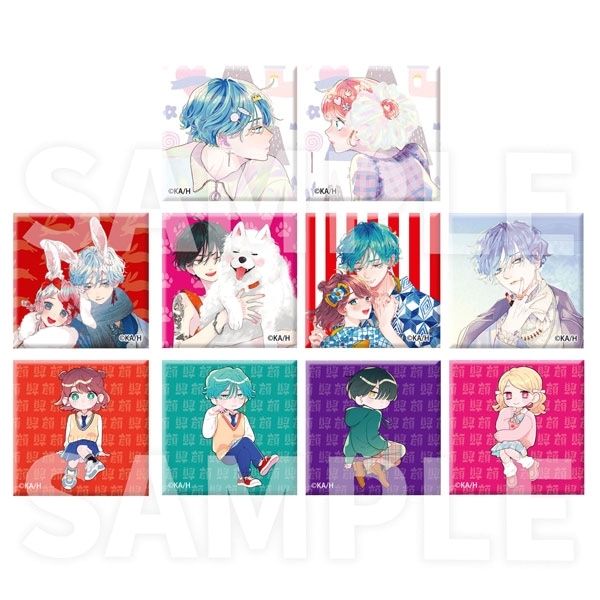 白泉社漫画商店｜【漫画商店】トレーディング缶バッジ（安斎かりん/顔