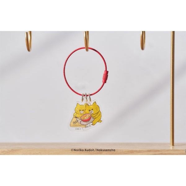 kodomoe shop｜【ノラネコぐんだん】 三連チャーム付きキーリング