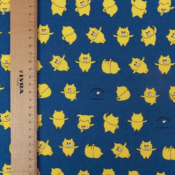 kodomoe shop｜【ノラネコぐんだん】ファブリック オックス50cm