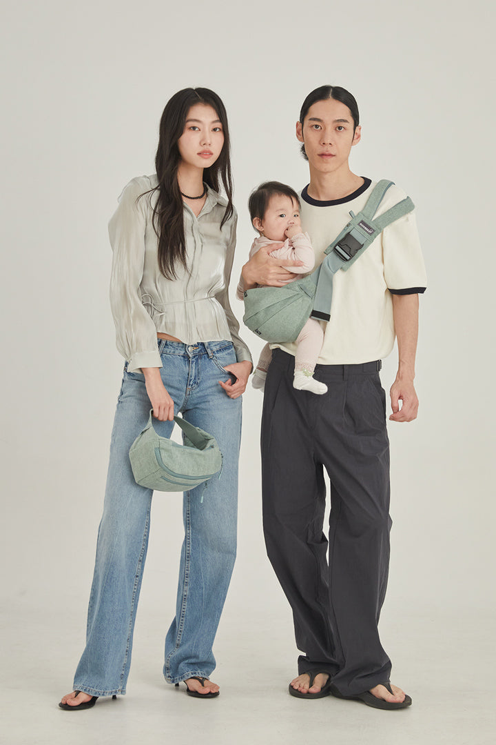 グスケット365抱っこ紐Plus【抱っこ紐+バッグ】ミント – GOOSEKET.JP