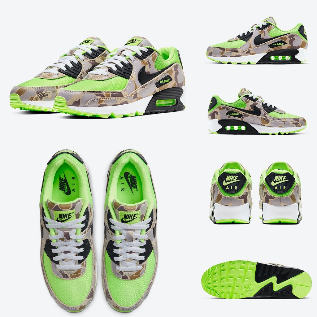 NIKE AIR MAX 90 GREEN DUCK CAMOが5/23に国内発売予定【直リンク有り