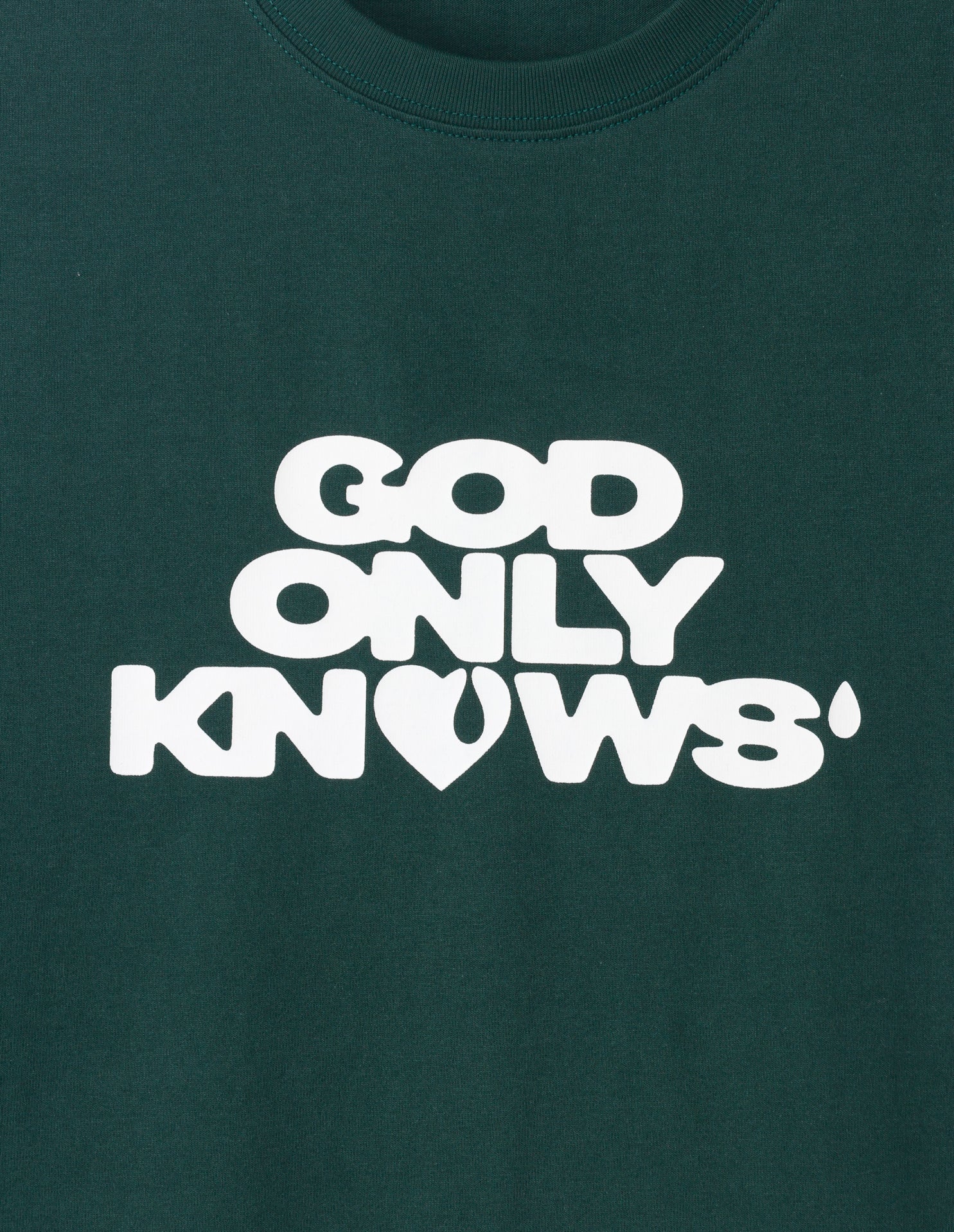 SIGNATURE LOGO TEE – GOD ONLY KNOWS