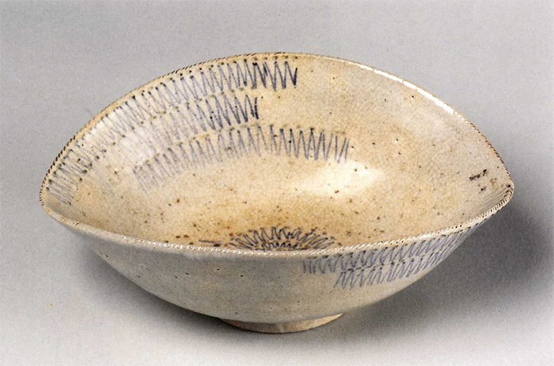 鶴山裕司 連載エッセイ『言葉と骨董』『釘彫伊羅保の御本茶碗』（第65