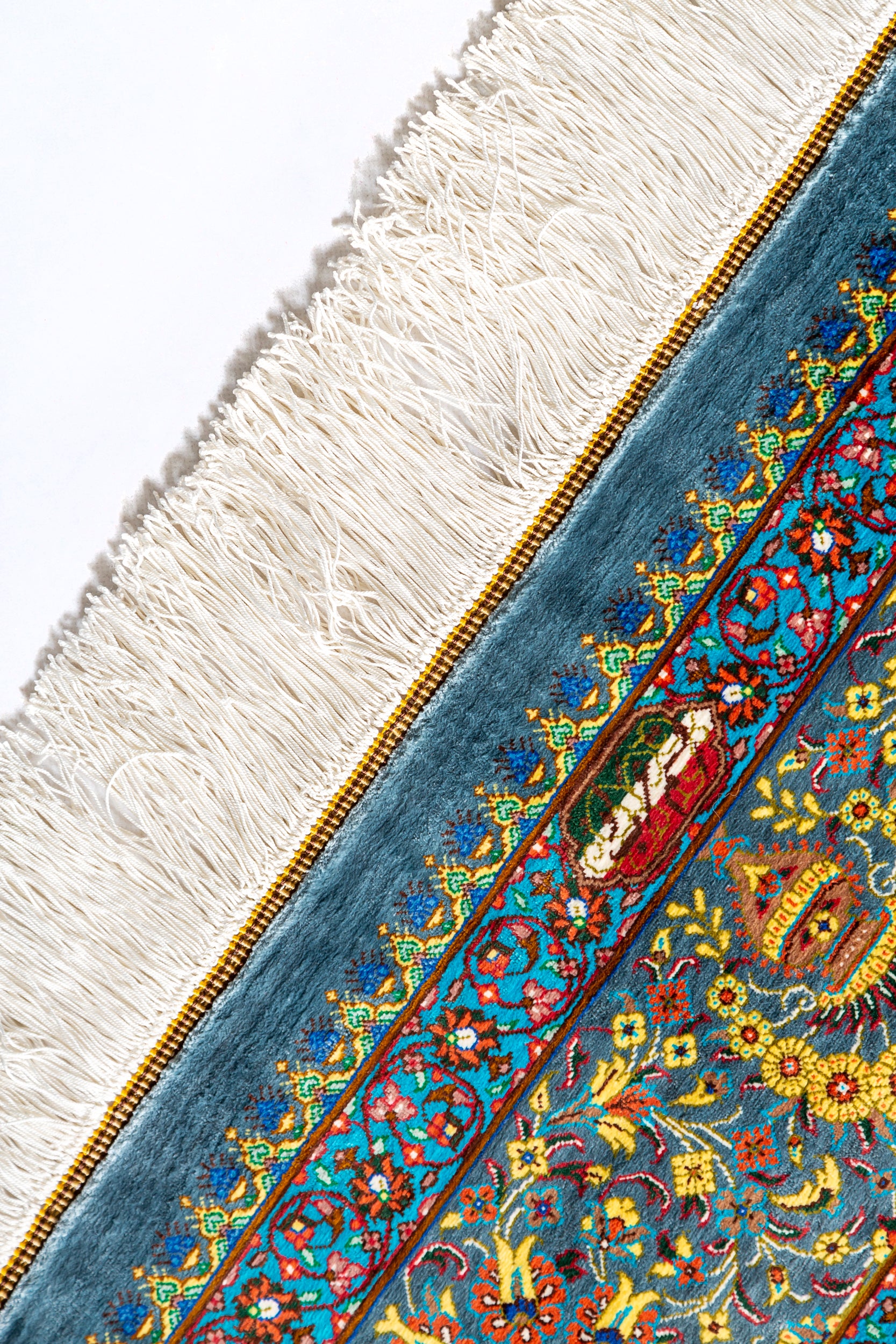 ペルシャ絨毯 タブリーズ ゴンバディ文様 207×150㎝ ペルシャ絨毯